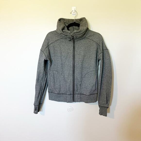 Lululemon Hug It Out Jacket
Heathered speckled Black size 6 - Picture 1 of 9